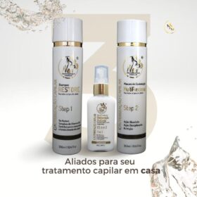 Kit Cauterização (Shampoo, Máscara 300ml e Spray Finalizador 60ml)