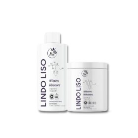 Kit Profissional Lindo Liso (Shampoo 1L e Máscara 1kg)