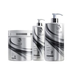 Kit Profissional Lush Life Anti Metais (Shampoo 1L, Máscara 1kg e Finalizador 500g)